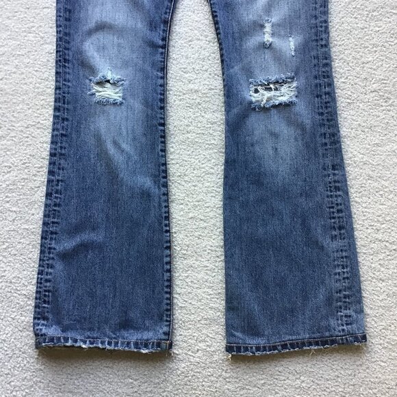 FOX DENIM BRILLIANT BLUE JEANS BOOT CUT J3 - Picture 5 of 9